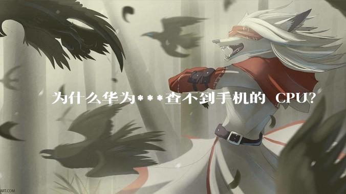 为什么华为***查不到手机的 CPU？